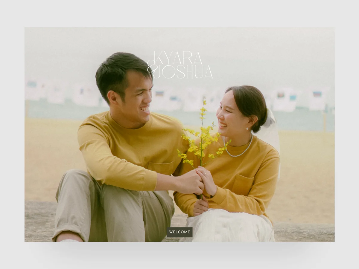 結婚式Web招待状のメイン画像